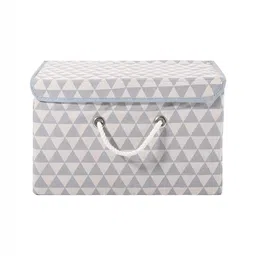 Myntra Elegant Homes Grey Set of 2 Regular Tote Basket Organisers image 4