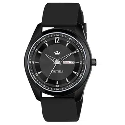 CRESTELLO Men Dial & Straps Analogue Date Aperture Watch CR-BK205-BLK-picture-36