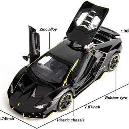 ak10zone Lamborghini LP770 Alloy Die-cast Collectible Pull Back Model Car 1:32 image 2