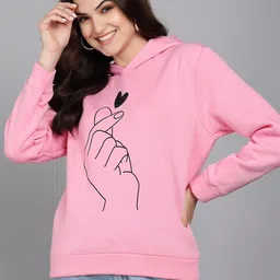 RC NEOEN Women Printed Hooded Sweatshirt image 3