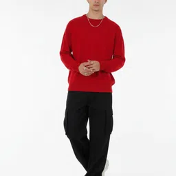 glitchez Typography Self Design Pullover image 2