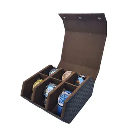 essart Textured 6-Slot Watch Organiser image 5