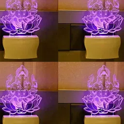 1ST TIME Red & Purple Acrylic Abstract Shaped Shaped Wall Lamp-picture-40