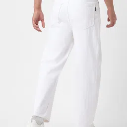 urbano fashion . Men Loose Fit Mid Rise Multicolor Jeans image 4