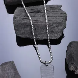 AQUATAN Silver-Plated Square Pendants with Chains-picture-22