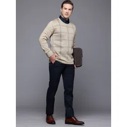 Raymond Checked Self-Design Pullover-picture-18