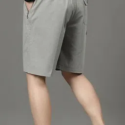 HERE&NOW Men Regular Fit Cotton Shorts image 4