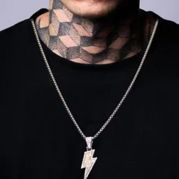 kazare Rhodium-Plated Pendant image 4