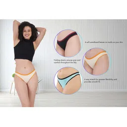 KELLPAR 3-Pcs Low Rise Thong Briefs image 4
