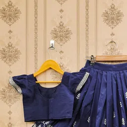 Sangria Girls Embroidered Lehenga & Choli image 5