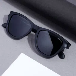 SUNGLASSIC Unisex Rectangle Sunglasses with Polarised and UV Protected Lens image 4