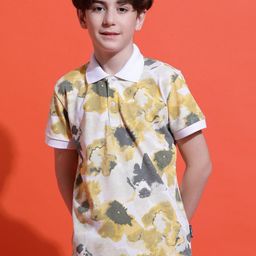 Lil Tomatoes Boys Printed Polo Collar T-shirt-picture-41