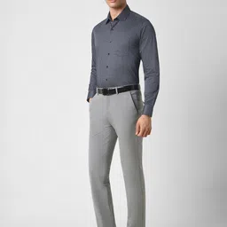 Van Heusen Men Spread Collar Geometric Printed Slim Fit Formal Shirt image 5