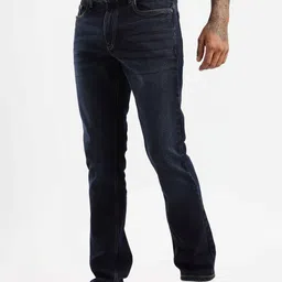 RUGGED Men Straight Fit Mid-Rise Stretchable Jeans image 3
