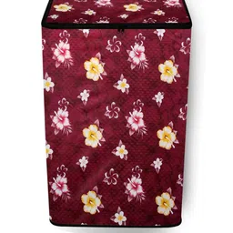 The Furnishing Tree Red PVC Washing Machine Covers-picture-13