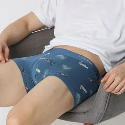 UnderJeans by Spykar Men Short Solid Trunk UJNRPTSI102BLUE16 image 5