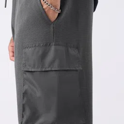 The Souled Store Men Cotton Baggy Fit Cargo Joggers image 2