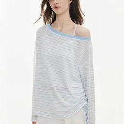 LULU & SKY Women Striped 1 T-shirt image 2