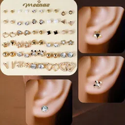 DIVASTRI Geometric Studs Earrings image 3