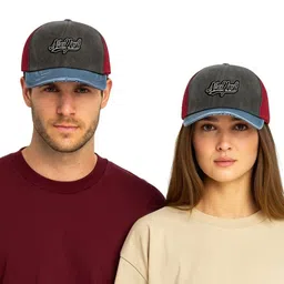 The Tie Hub Unisex Colourblocked Baseball Cap image 2