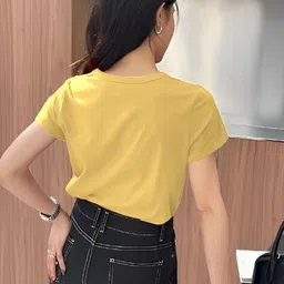 Kasendra Graphic Printed Round Neck Graphic Regular Fit T-shirt image 4