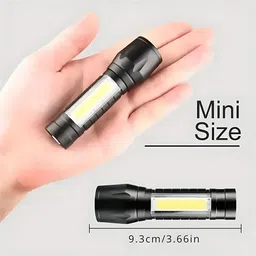regals choice USB Emergency Flashlight | Mini COB Rechargeable Torch Torch-picture-38