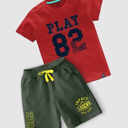 CODEZ Boys Printed T-shirt with Shorts-picture-41
