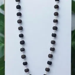 Airtick Women Silver-toned & Black Stainless Steel Chain image 5
