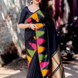 YAMUNE Zari Pure Silk Designer Banarasi Saree-picture-10