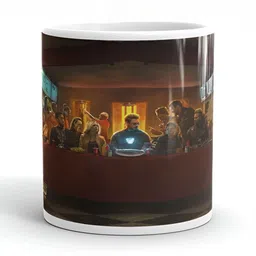 Mr UVD White & Blue Graphic Printed Ceramic Matte Mug 350 ml-picture-13