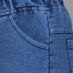 NEUNK Women Comfort Jogger Mid-Rise Highly Distressed Stretchable Cotton Jeans image 2