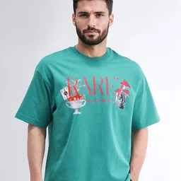 RARE RABBIT Men Printed Applique T-shirt-picture-31