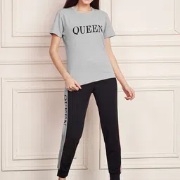 DTR FASHION Printed T-Shirt With Joggers Co-Ords-picture-26
