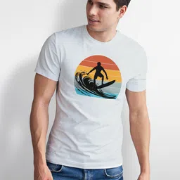 Seekbuylove Men Printed Bio Finish T-shirt-picture-36