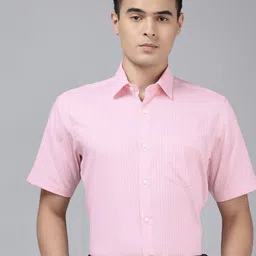 Van Heusen Custom Fit Striped Pure Cotton Formal Shirt-picture-42