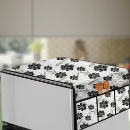 The Furnishing Tree Grey Printed Refrigerator Cover-picture-17