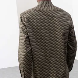 Marks & Spencer Geometric Printed Casual Shirt image 3