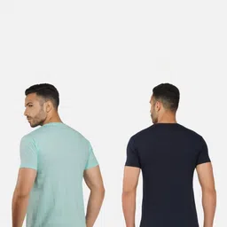 GLOBAL NOMAD Men 2 Printed Bio Finish Applique T-shirt image 3