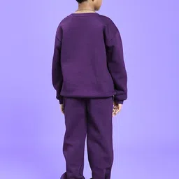 WEARDUDS Printed Round Neck Sweatshirt & Trousers Clothing Set image 5