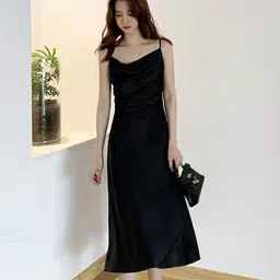 StyleCast Women Cowl Neck A-Line Midi Dress-picture-12