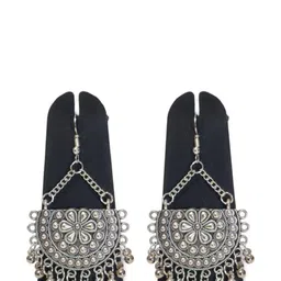 Weariton women ethnic silver plated earrings-image-19