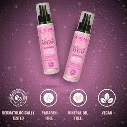 Jaquline USA Lumi Glo Shimmer Makeup Setter Spray With Vitamin E - 110 ml image 2