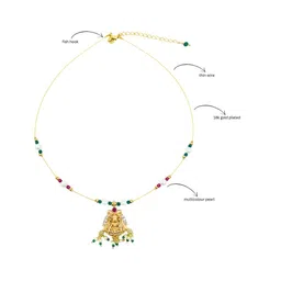 Anouk Gold-Plated Temple Necklace image 4