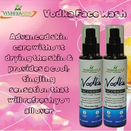 MIHIKAARYA Set Of 2 Vodka Face Wash With Aloe Vera - 100 ml Each image 2