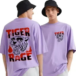 Unicus Apparel Graphic Printed Round Neck Short Sleeves Oversized Cotton T-shirt image 3