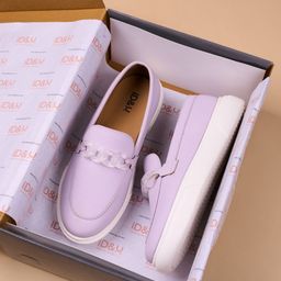 ID Women Printed Leather Loafers-picture-28