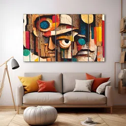 The Castle Decor Multicoloured 1 Piece Wood Other Wall Paintings-image-43