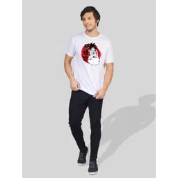 Greylongg Men Typography Printed Applique T-shirt image 2