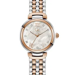 GC Women Round Dial & Stainless Steel Straps Analogue Watch Z64001L1-image-7