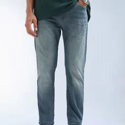 Flying Machine Men Tapered Fit Mid-Rise Light Fade Stretchable Jeans-image-63